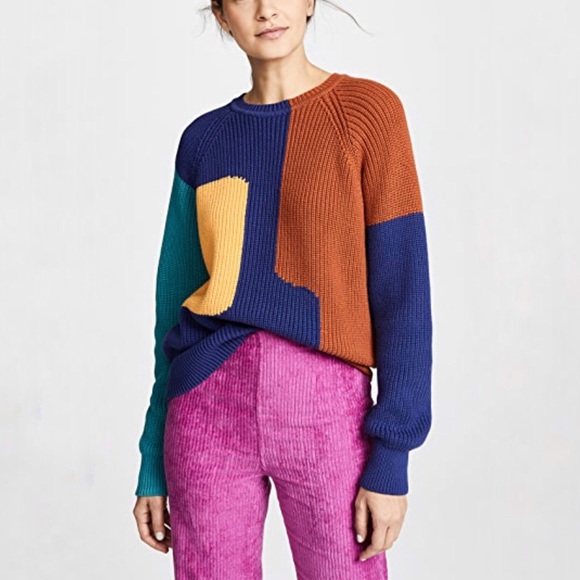Mara Hoffman Sweaters - Mara Hoffman | Avery Knit Oversized Sweater Size L